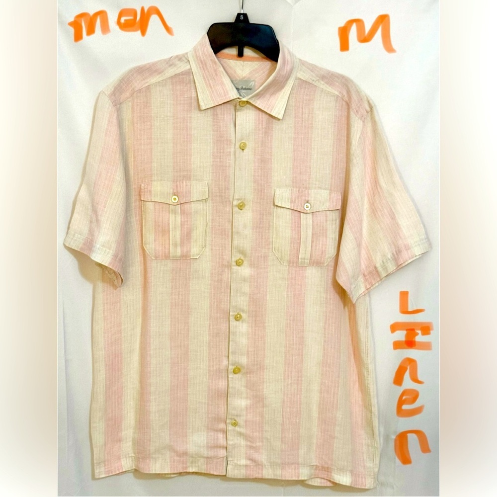 Tommy Bahama Blue Casual Button Down Shirt with Relaxed Fit